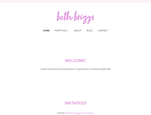 Tablet Screenshot of bethbriggs.com